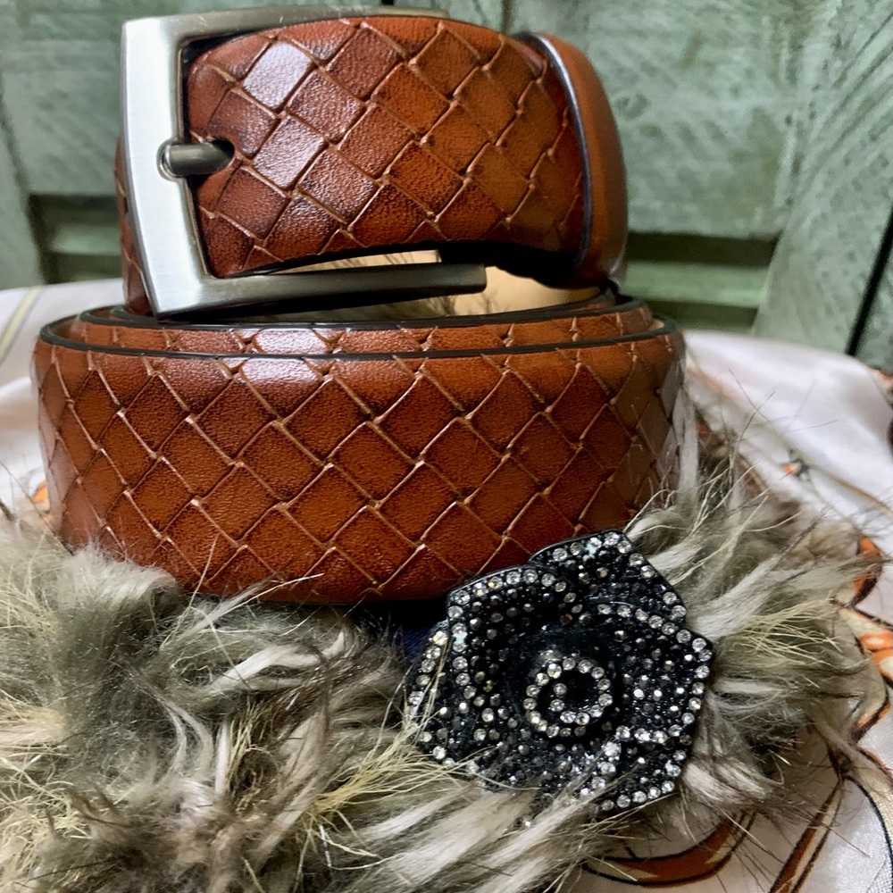 ♠️Tasso Elba ♠️Cinto de Piel Genuina♠️Unisex ♠️#TE11